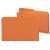 Smead Colored Folders with Reversible Tab (15370) Orange