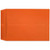 10 x 13 Orange Starburst open end catalog envelope, 28 lb recycled brightly colored sulphite paper, no window, carton of 500