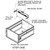 Set of 2 Follower Blocker for Letter-Size File Cabinets