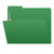 File Folders, Letter Size, Green, 1/3-Cut Tab, 2 Fasteners (S-30503-GRN-13) - Left Tab