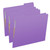 File Folders, Letter Size, Lavender, 1/3-Cut Tab, 2 Fasteners (S-30503-LAV-13)