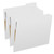 White File Folders, Letter Size, 2 Fasteners, 1/3-Cut Single-Ply Tab, 50/Box (S-30503-WHT-13