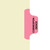 "Correspondence" - Side Tab Fileback Divider with Fastener - Position 7 - Pink - Zoomed Image