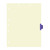 Insurance Dividers, Side Tab, Position 6, Purple Tab, 50/Box (I629) - Full Image