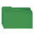 Smead Colored File Folders, Legal Size, 1/3-Cut Tab, No Fastener, 11pt Green, 100/Box