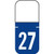 Tab Match Year Labels, 2027, Dk Blue,  1-1/8 x 1/2, 500/Roll
