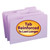 Smead File Folders, Legal Size, Reinforced 1/3-Cut Tab, Lavender, 100/Box