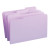 Smead File Folders, Legal Size, Reinforced 1/3-Cut Tab, Lavender, 100/Box