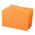 Smead File Folders, Legal Size, Reinforced 1/3-Cut Tab, Orange, 100/Box