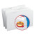 Smead File Folders, Legal Size, Reinforced 1/3-Cut Tab, White, 100/Box