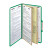 Smead SafeSHIELD Classification Folders, 2 Dividers, Legal Size, Green, 10/Box