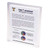 Smead clear poly envelope with string-tie closure and inserted document – top load