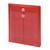 Smead red poly envelope – button and string closure for letter-size documents
