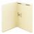 Smead reinforced file folder, letter size, manila, 1 fastener in position 1, straight-cut tab