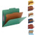 Smead SafeSHIELD Pressboard Classification Folders, 1 Divider, Assorted Colors