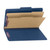 Smead SafeSHIELD Classification Folder – Dark Blue, Legal Size, 2 Dividers