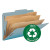 Smead Recycled Pressboard Classification Folders, 3 Dividers, Legal Size, Blue, 10/Box