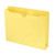 Smead Expanding File Jacket - Yellow, 2" Expansion, Reinforced Tab, Letter Size