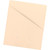 Manila slash jacket file folder with diagonal front panel and business card slot cuts, shown tilted against a light background.