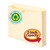 100% recycled manila file jacket with 2-inch capacity label – letter size