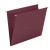Smead 64433 letter-size maroon hanging folder, no tab.