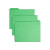 Smead 64098 letter-size green FasTab hanging folder with built-in 1/3-cut tab.