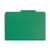 Smead SafeSHIELD Pressboard Classification Folders, 3 Dividers, Legal Size, Green, 10/Box