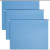 Smead 64060 Blue Hanging File Folders, Letter Size, 1/5-Cut Poly Tabs, 25/Box