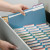 Smead Pressboard Fastener Folders, Legal Size, 1/3-Cut, 2 Fasteners, Blue, 25/Box
