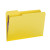 Smead Pressboard Fastener Folders, Legal Size, 1/3-Cut, 2 Fasteners, Yellow, 25/Box