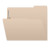Manila File Folders, Letter Size, 1/3-Cut Top Tabs, 2 Fasteners, 11 pt, 50/Box
