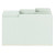 Smead SuperTab Pressboard Fastener Folders with SafeSHIELD Fasteners, 2 Fasteners, 1/3-Cut Tab, Legal, Gray/Green, 25/Box
