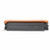 Compatible Canon CRG 075 black toner cartridge shown from rear view with orange protective cover