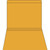 Goldenrod straight-cut letter size file folder with reinforced top tab, 11-point stock, no fasteners