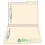 Manila Folders, Reinforced 1/3-Cut Tab 3rd Position, Letter Size, 11pt, 2 Fasteners, 50/Box