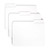 Smead 12843 white top tab file folders, letter size, 1/3-cut assorted tabs, box of 100