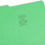 Smead Green File Folders, 1/3-Cut Top Tab (Double Ply), Letter Size, 100/Box (12134)