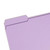 Smead Lavender File Folders, 1/3-Cut Top Tab (Double Ply), Letter Size, 100/Box (12434)