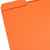 Smead Orange File Folders, 1/3-Cut Top Tab (Double Ply), Letter Size, 100/Box (12534)