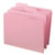 Smead Pink File Folders, 1/3-Cut Top Tab (Double Ply), Letter Size, 100/Box (12634)