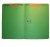 Smead Reinforced Tab File Folders - Straight-Cut Tab, Letter Size, Green, 2 Fasteners, 50/Box