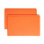 Smead Reinforced Tab File Folders - Straight-Cut Tab, Legal Size, Orange, 17410