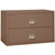 FireKing Lateral File Cabinet, 1-Hour Fire Rated, 2-Drawer, 44" Wide, Tan