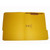 Yellow letter-size file folder with one metal fastener in position 1 on the right interior panel , reinforced 1/3-cut top tab, Smead 12934-F1.