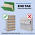 End Tab Classification Folders are designed for open shelving and will not fit in file drawers properly.