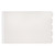 Stacked view of Cardinal 11 x 17 white paper index dividers with 5 insertable clear tabs