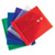 Assorted color Smead poly envelopes with string tie closure, letter size expanding document envelopes