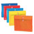 Smead assorted color poly project envelopes with string tie closure and side load design