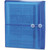 Smead 89522 blue poly envelope with side loading design and string tie closure, expanding letter size document envelope
