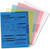 Translucent poly project jackets organizing letter size documents inside an expanding file folder